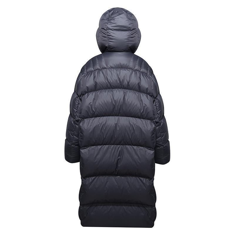 Long Hooded Puffy Goose Down Coat GOELIA