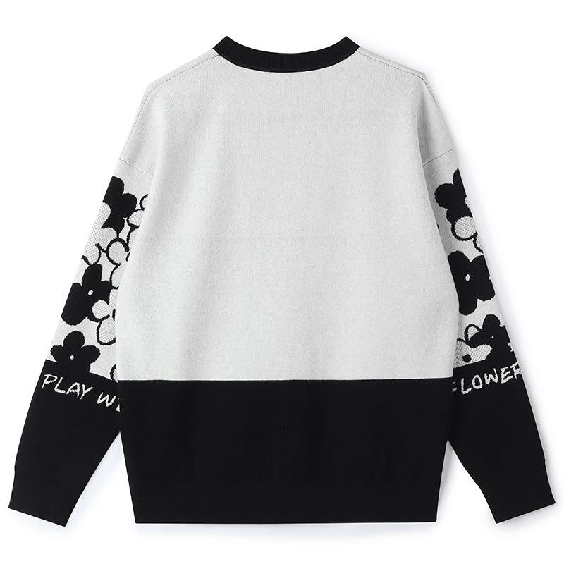 Tencel Woolen Jacquard Sweater GOELIA