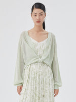 Mesh Oversized Cardigan GOELIA