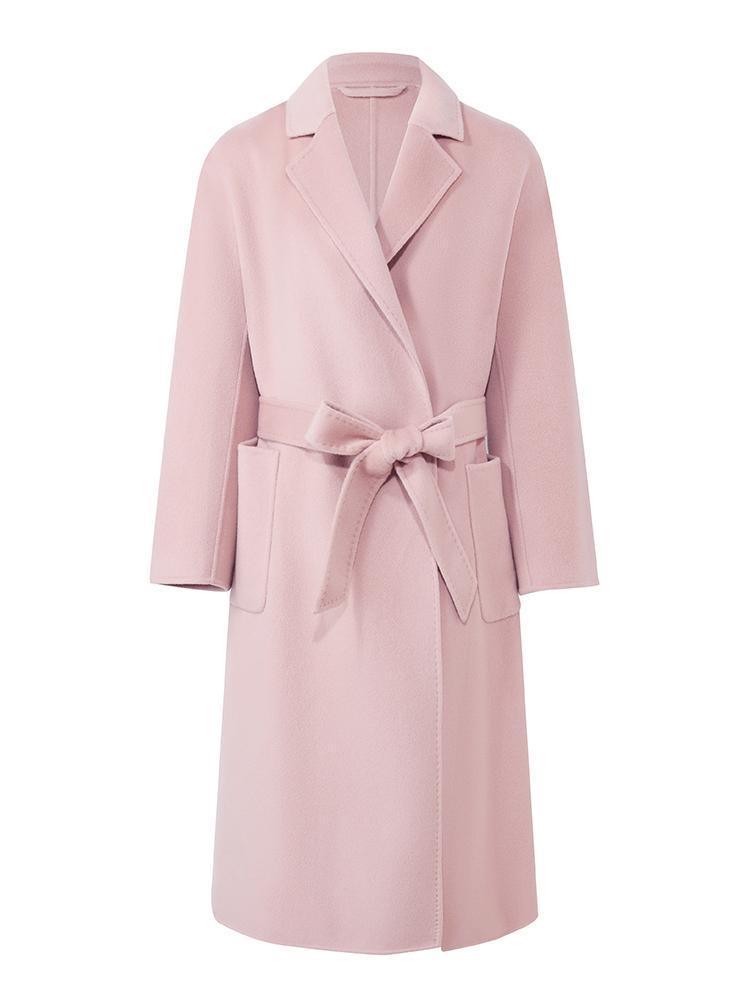 Pure Cashmere Tie-up Coat GOELIA