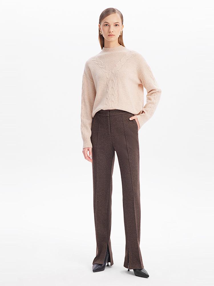 Beige Woolen Sweater GOELIA