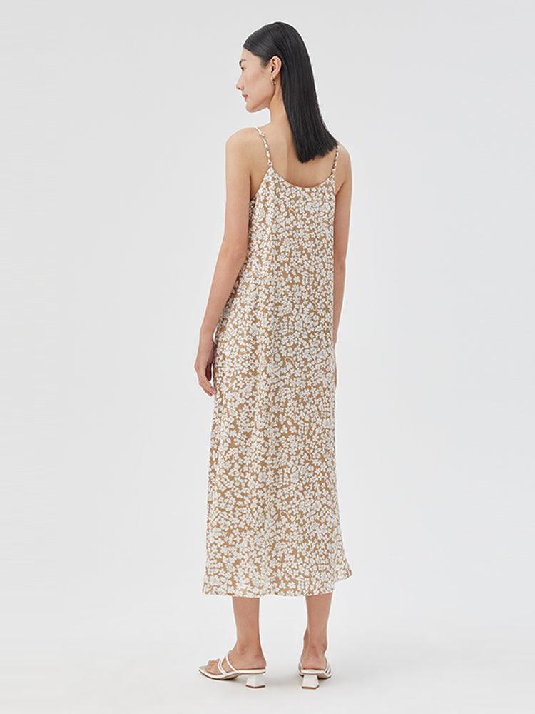 Acetate Printed Slip Dress GOELIA