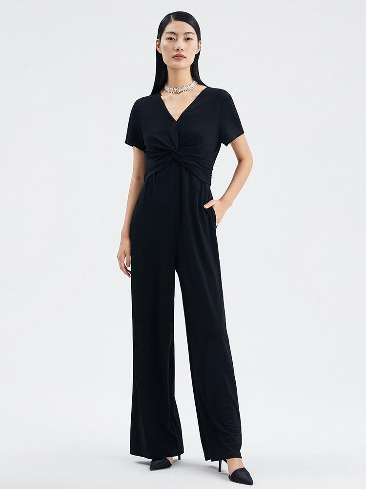 Triacetate Knit Jumpsuit GOELIA