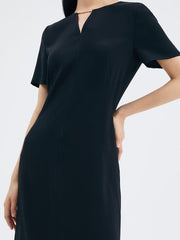 Triacetate Chain Slim Dress GOELIA