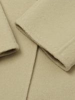 Pure Wool Mid-Length Notched Lapel Double-Faced Coat GOELIA