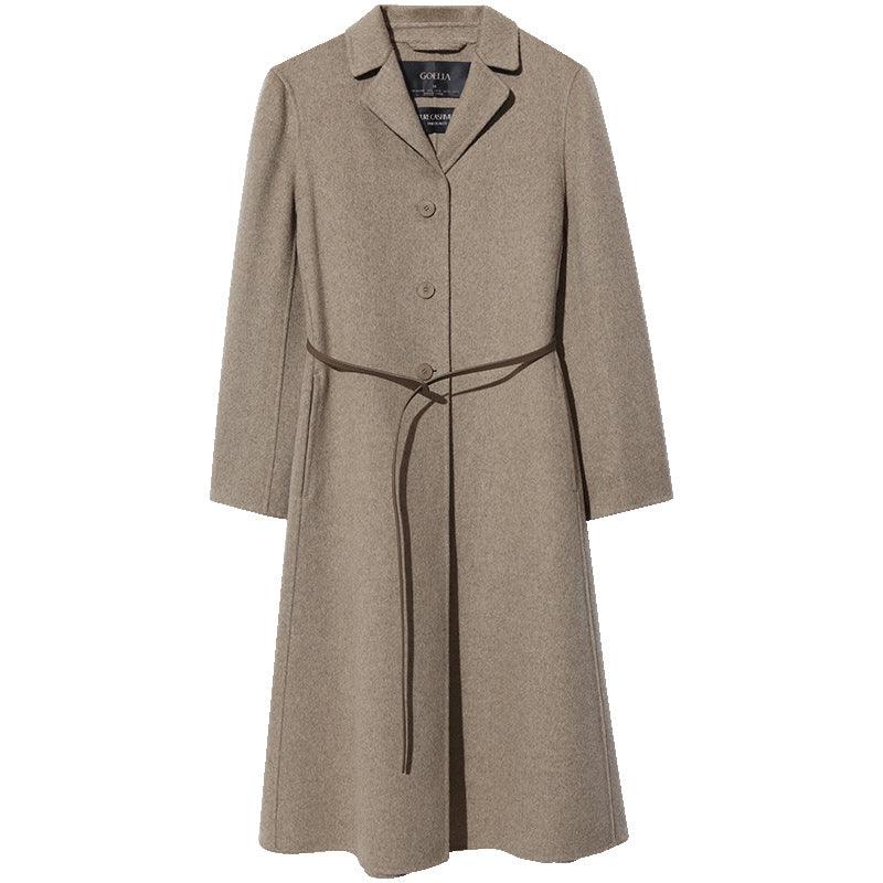 Full Cashmere Slim-Fit Overcoat GOELIA