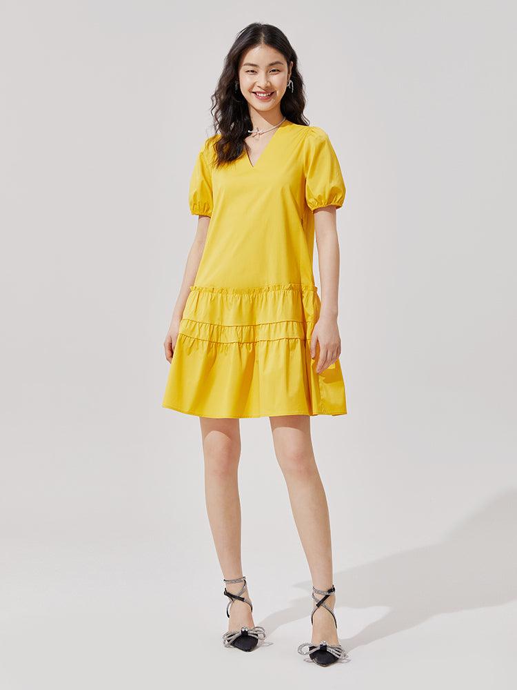 Ice Cool V-Neck Dress GOELIA