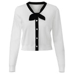 Tencel And Wool Bowknot Sweater GOELIA
