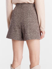 Tweed Wool Shorts GOELIA