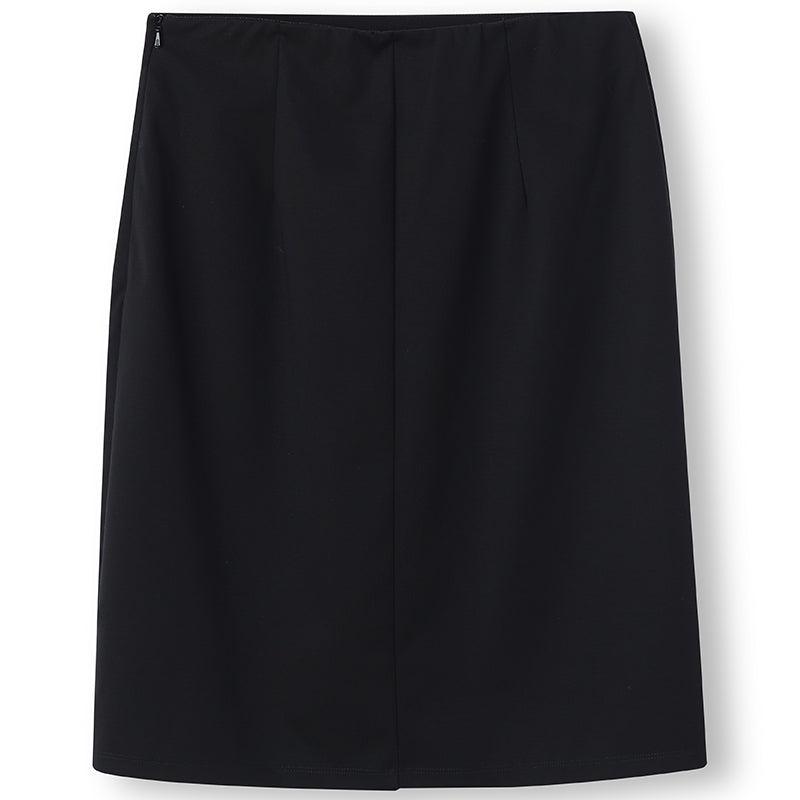 Tencel Knitted Fitted Half Skirt GOELIA