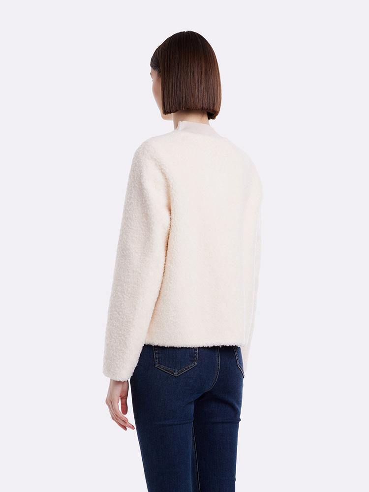 Lamb Wool Crop Coat GOELIA