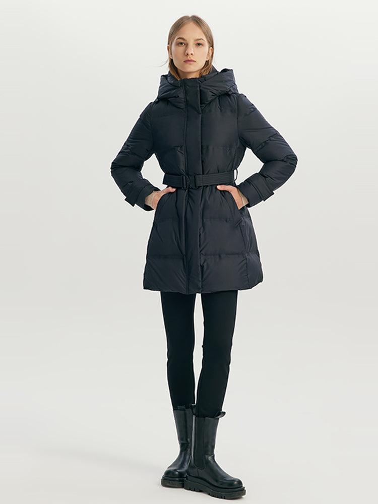 Stand Collar Slim Goose Down Jacket GOELIA