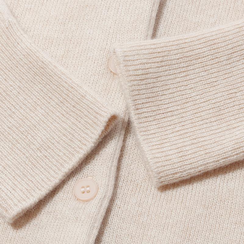 Solid Seamless Cashmere Cardigan GOELIA