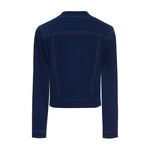 Knitted Denim Cotton Short Jacket GOELIA