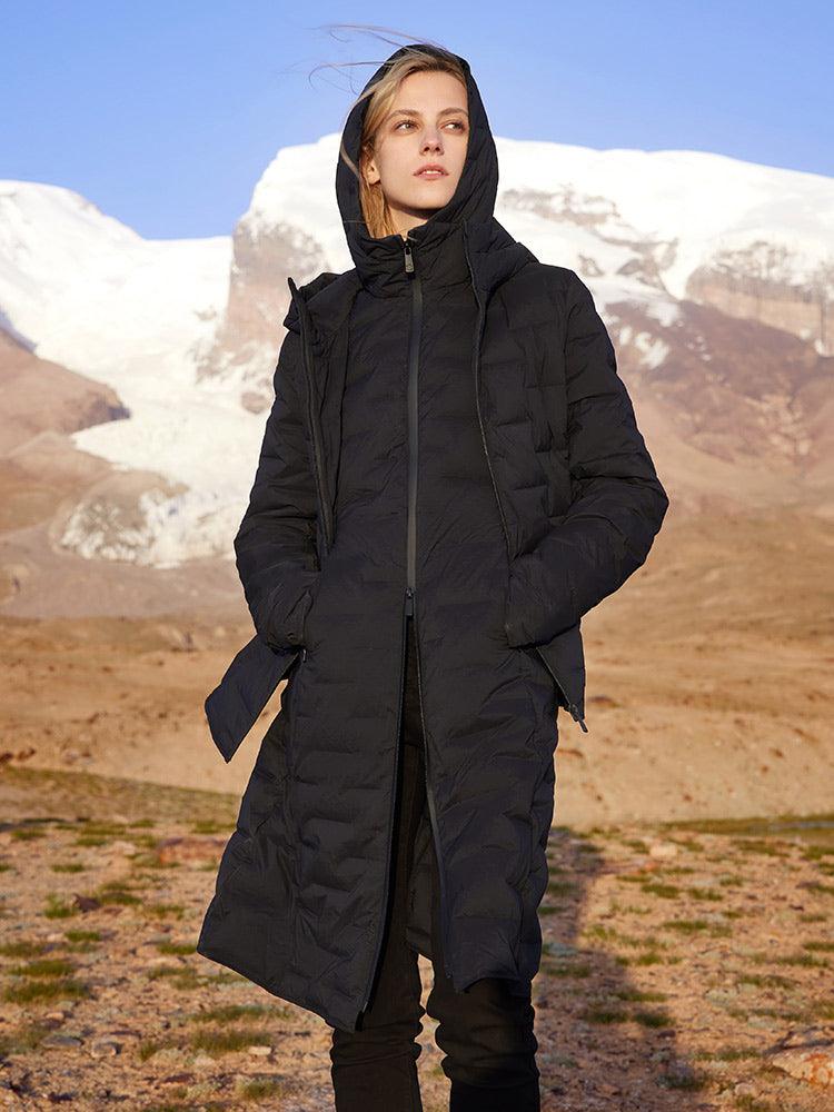 Mid-Length Lightweight Goose Down Jacket GOELIA