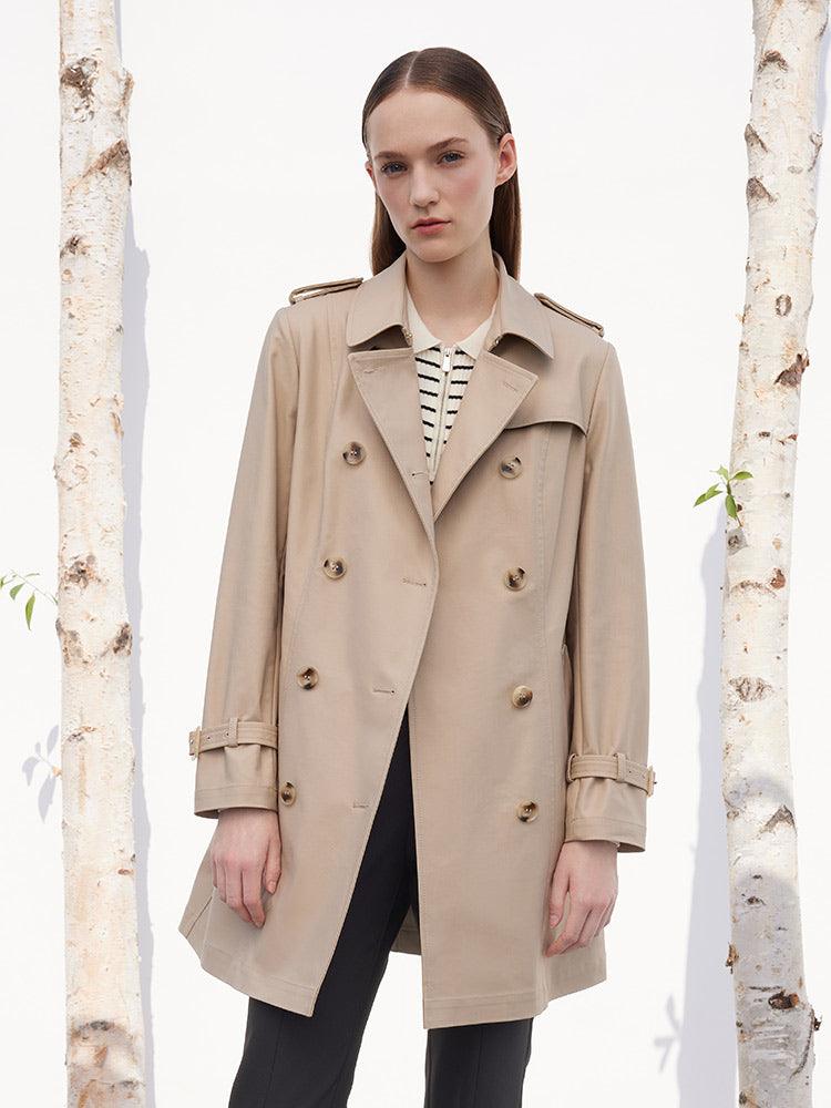 Classic Double-Breasted Trench-Coat GOELIA