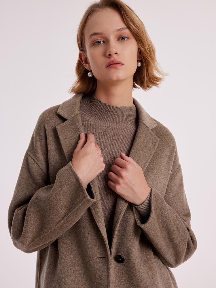 Pure Cashmere Mid-Length Coat GOELIA