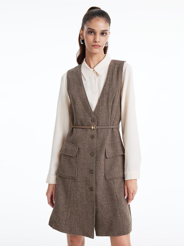 Washable Wool Two-piece Suit GOELIA