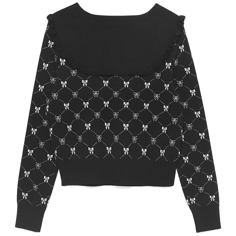 Jacquard Knitted Sweater GOELIA