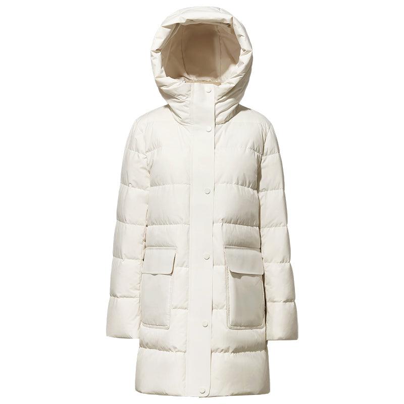 Patch Pocket Goose Down Jacket GOELIA