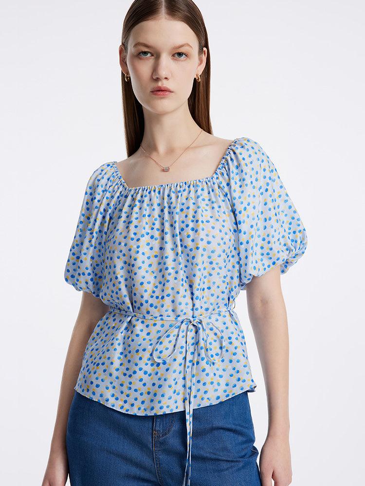 16.5 Momme Silk Woven Blouse GOELIA