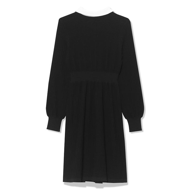 Detachable Bowknot Knitted Dress GOELIA