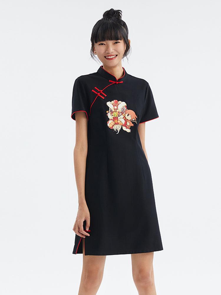 Cartoon Cheongsam dress GOELIA