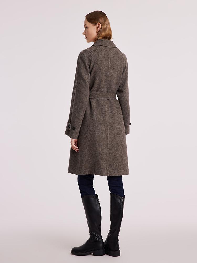 Washable Wool Straight Coat GOELIA