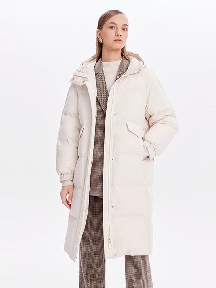 H-shape Loose Goose Down Coat GOELIA