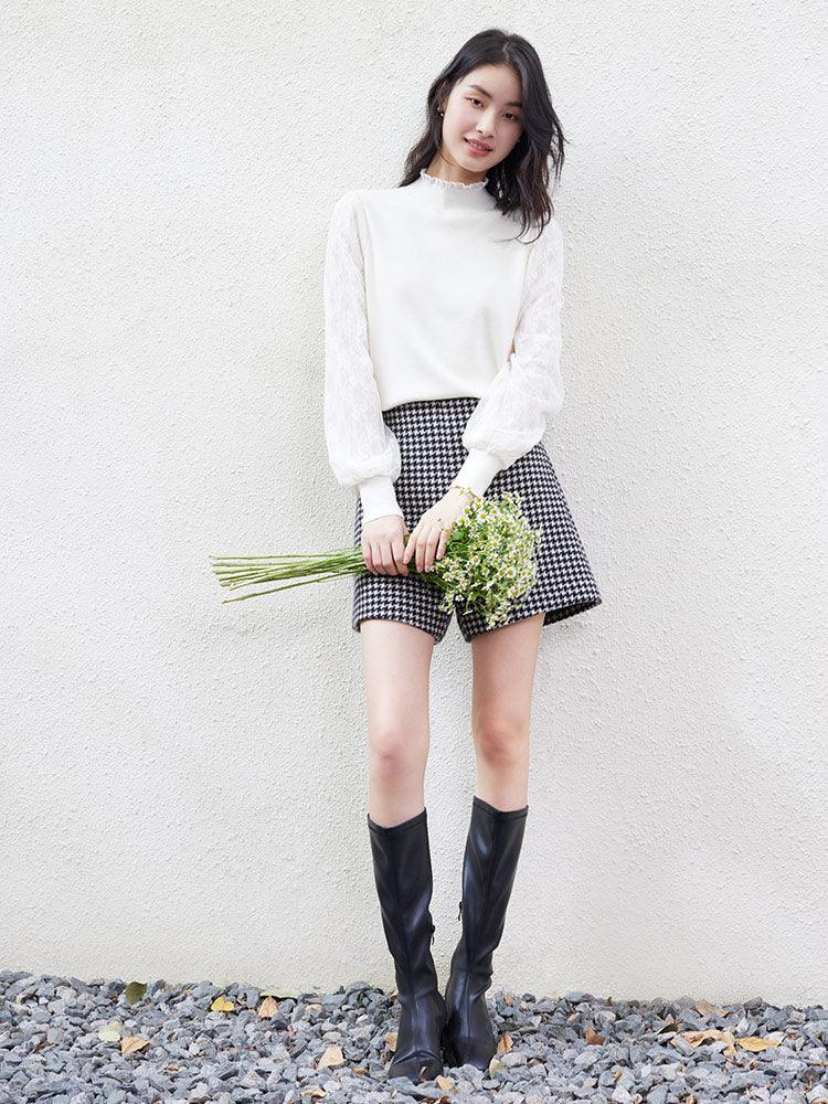 Tencel & Wool Patchwork Sweater
