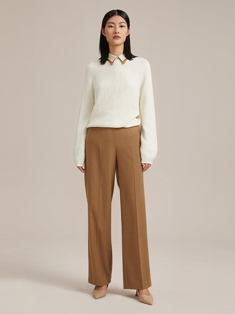 Worsted Wool Loose Pants GOELIA