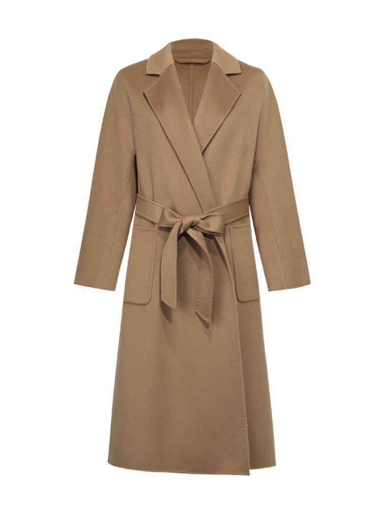 Pure Cashmere Tie-up Coat GOELIA