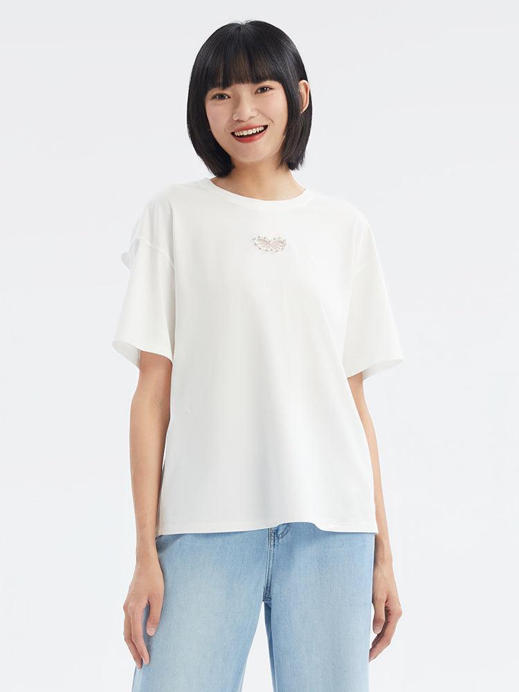 Bead Hollow T-Shirt GOELIA