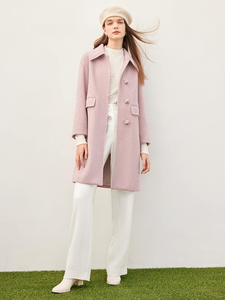 Lapel Mid-length Coat GOELIA