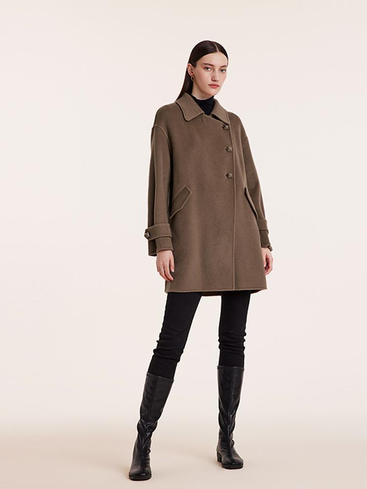 Tencel Woolen Double-Faced Coat GOELIA