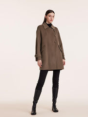 Tencel Woolen Double-Faced Coat GOELIA