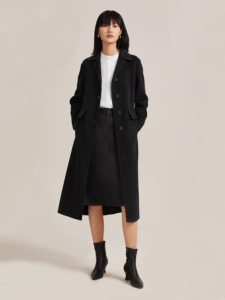 Silk & Wool Coat GOELIA