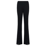 Front Slit Knitted Pants GOELIA