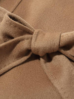 Pure Cashmere Tie-up Coat GOELIA